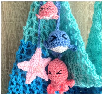 Blog-Inhaltsbild für 'Strandtasche mit Meerestieren, kostenlose Häkelanleitung'